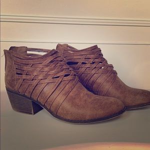 Fergalicious Distressed Look Ankle Boots